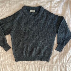 Everlane Cocoon Crew in Alpaca, Gray